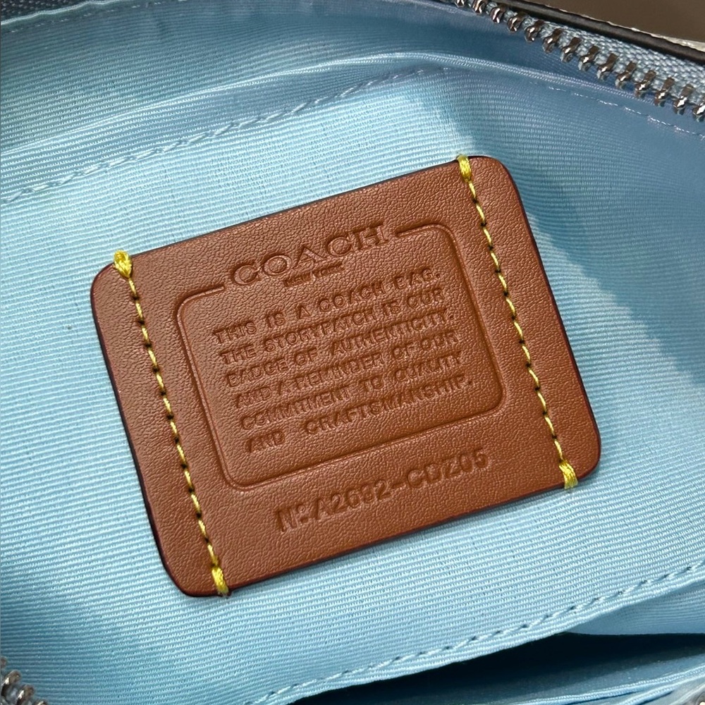 Coach Gradient Blue Crossbody Bag - Picture 9 of 10